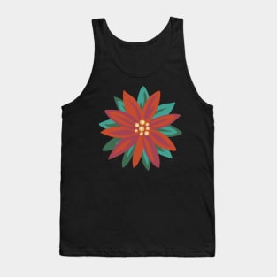 Folk Poinsettia Tank Top